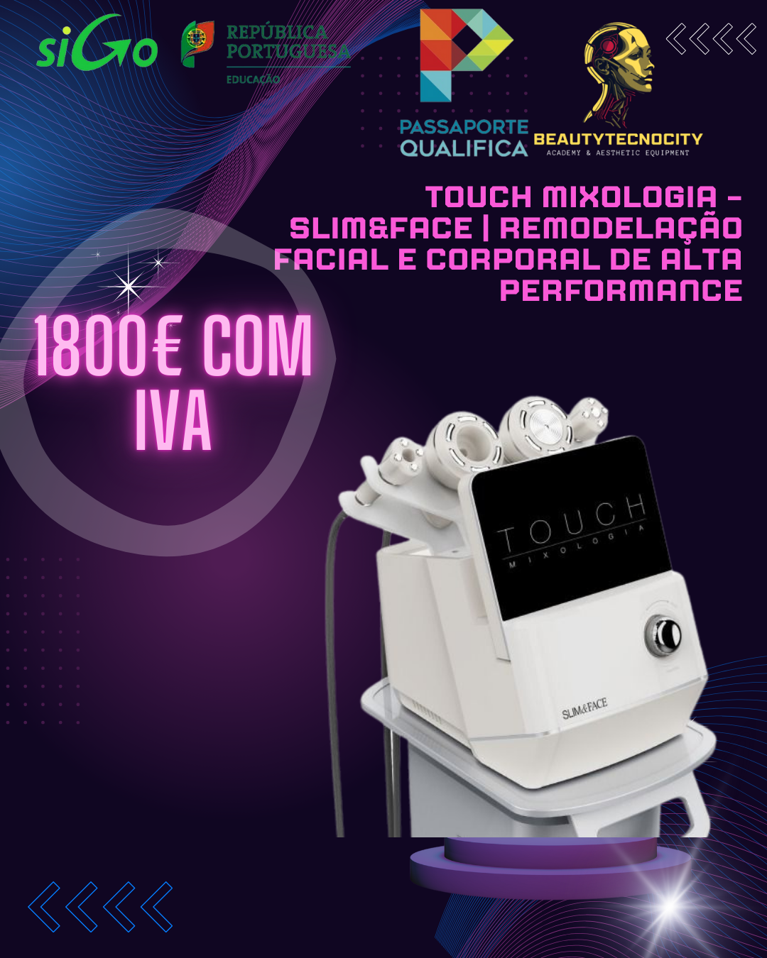 Touch Mixologia – Slim&Face | Remodelação Facial e Corporal de Alta Performance
