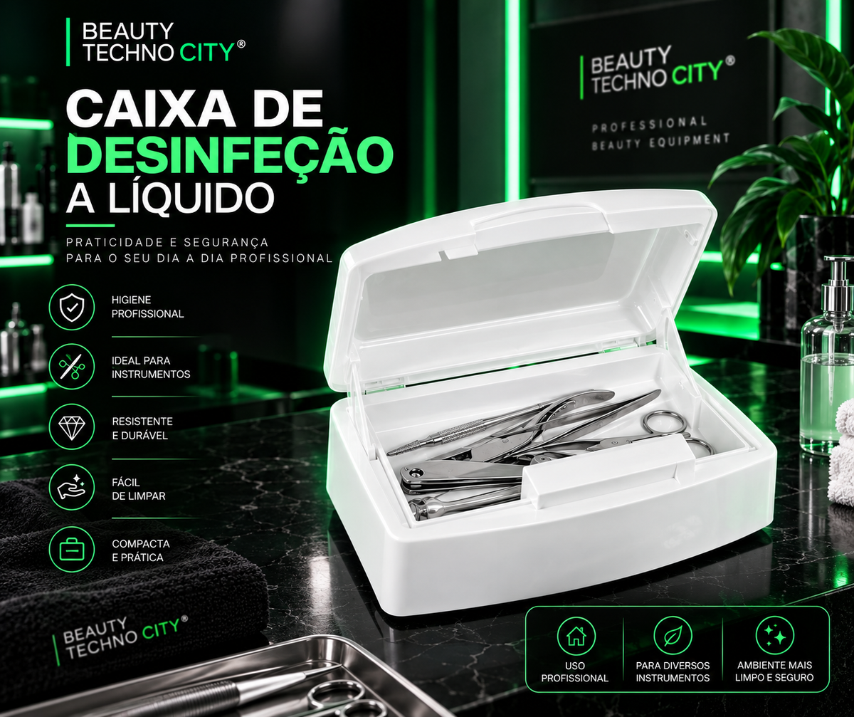 Caixa Profissional para Desinfeção de Instrumentos – 500 ml