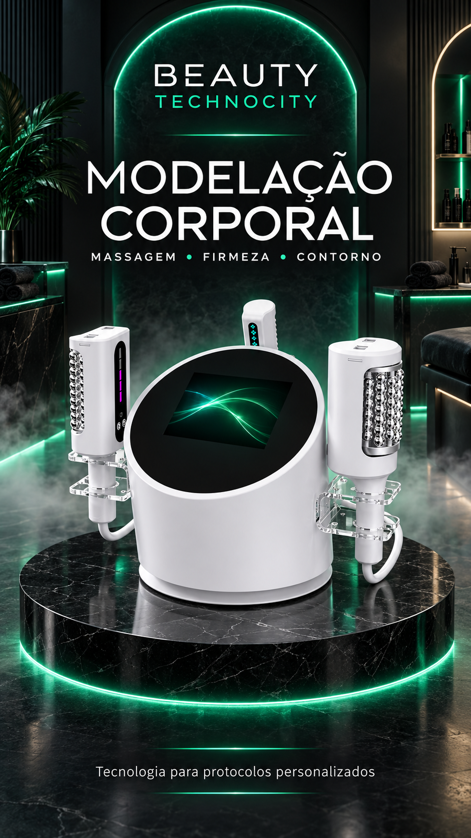 Equipamento Multifuncional de Modelação Corporal e Facial