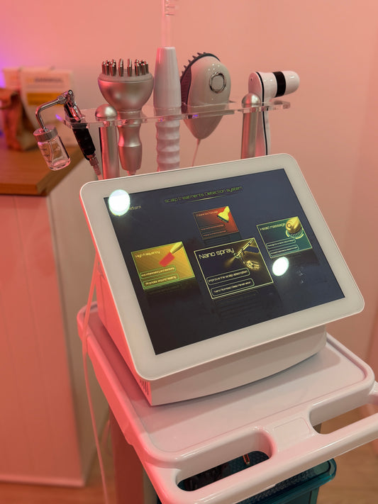 Aparatologia 5 em 1 para tratamento capilar