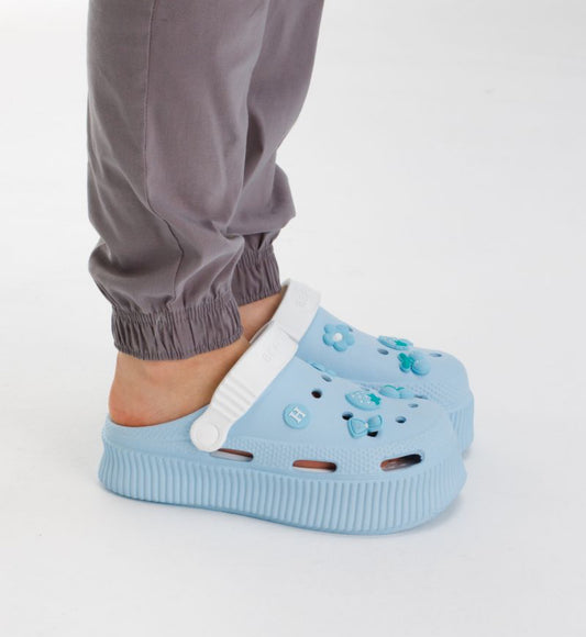 Croques Eva Plataforma AZUL