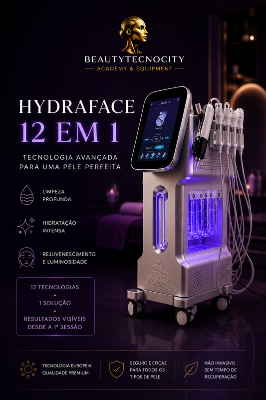 HIDROFACE com analisador de pele 12 em 1