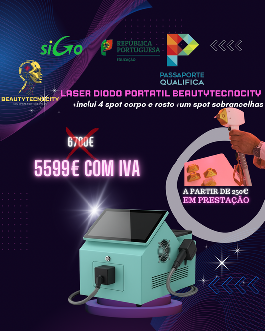 Laser díodo BEAUTYTECNOCITY premium portátil