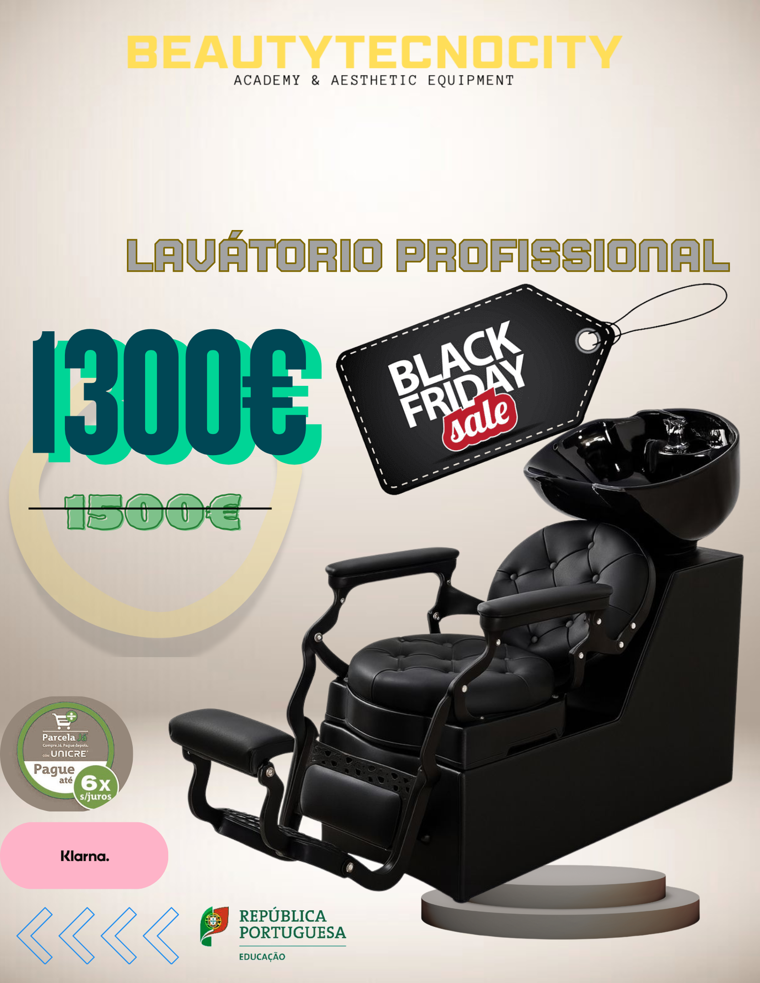 Lavatório Profissional de Cabeleireiro