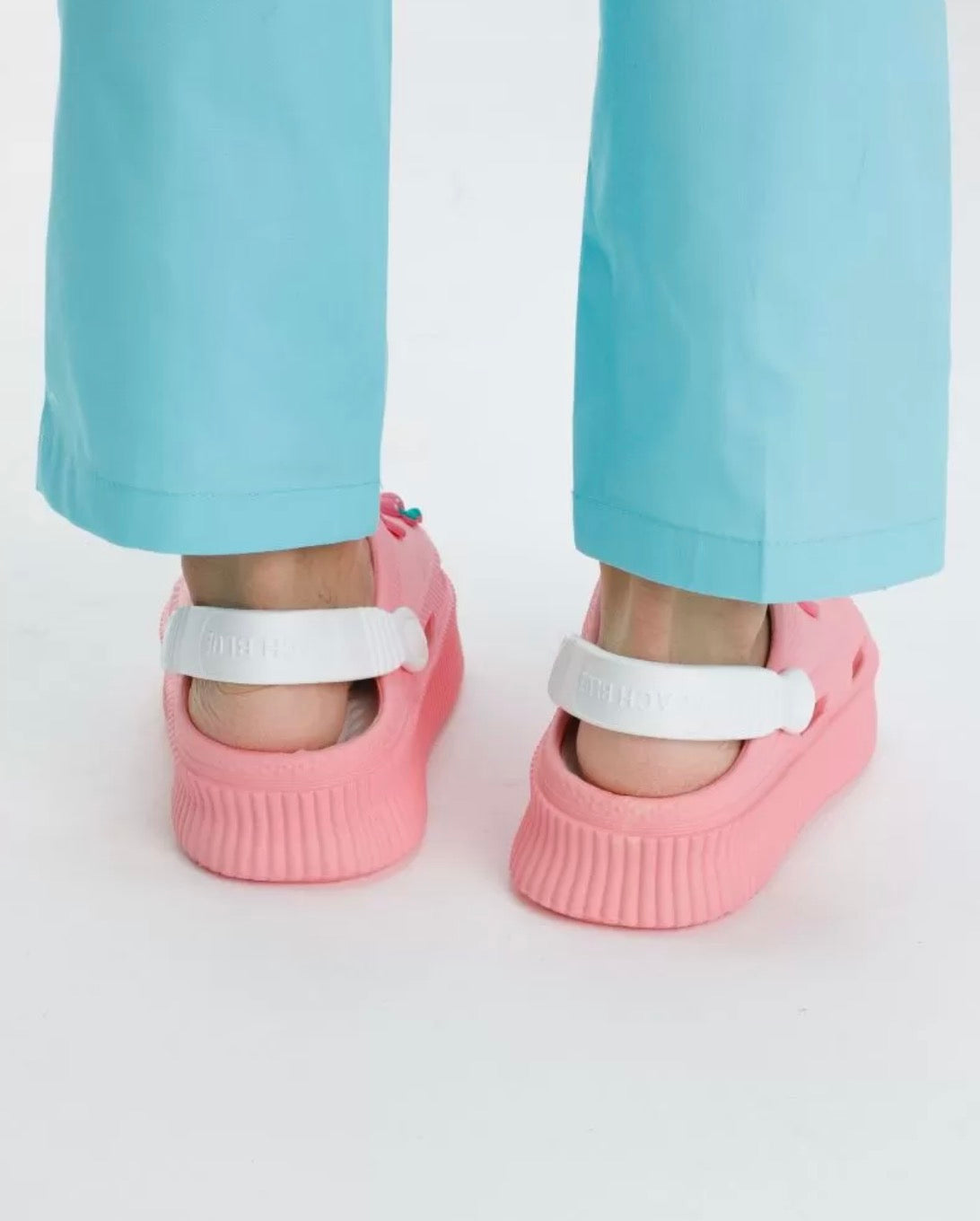 Croques Eva Plataforma Rosa