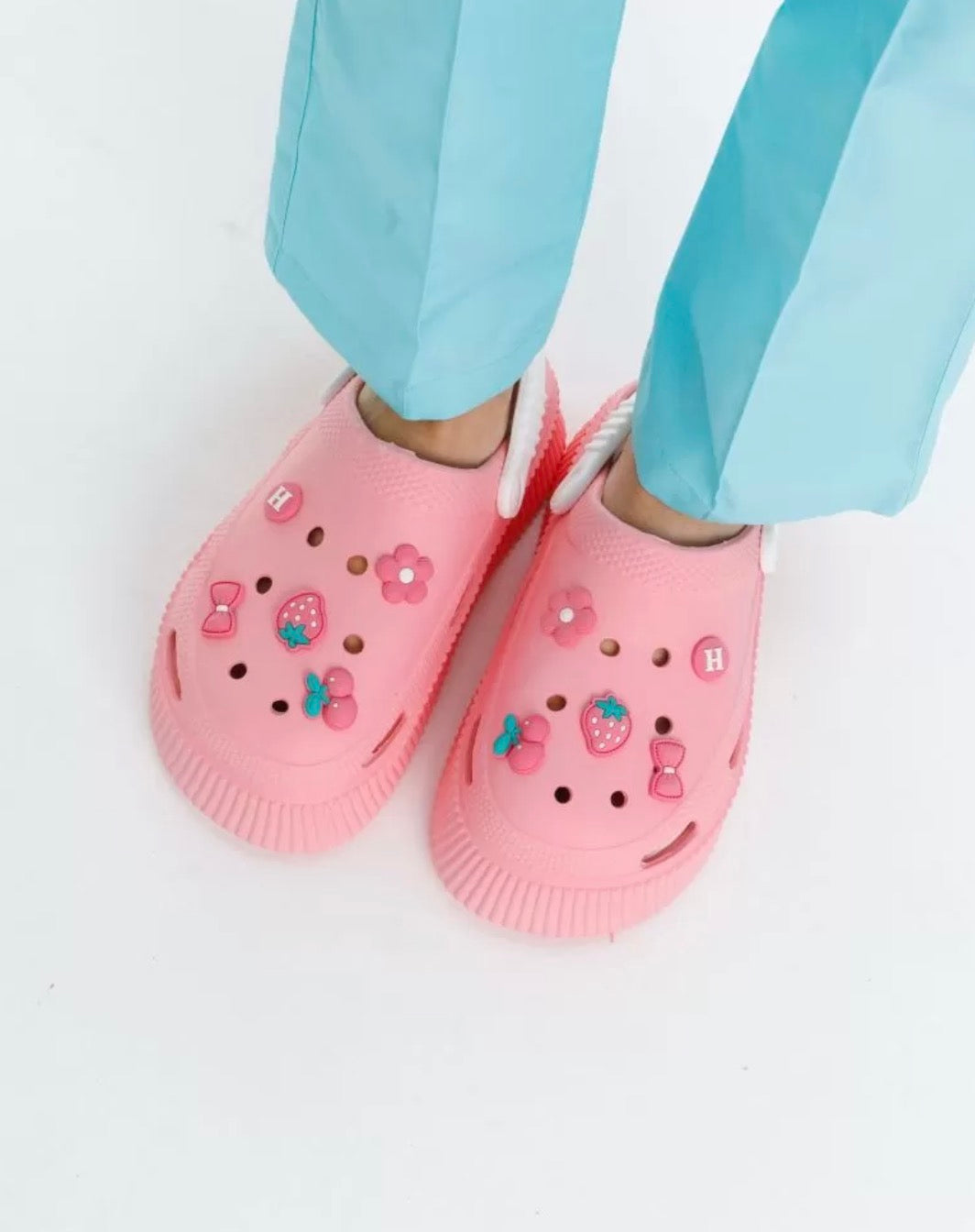 Croques Eva Plataforma Rosa