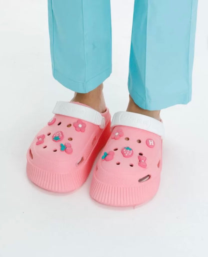 Croques Eva Plataforma Rosa