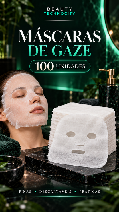 Máscaras Faciais de Gaze Descartáveis