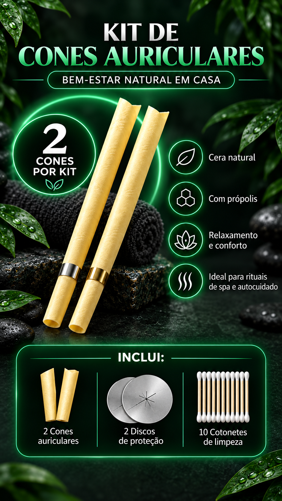 Cones Auriculares – Ritual de Relaxamento