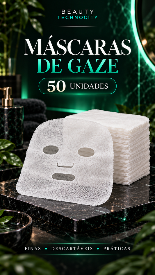 Máscaras Faciais de Gaze Descartáveis