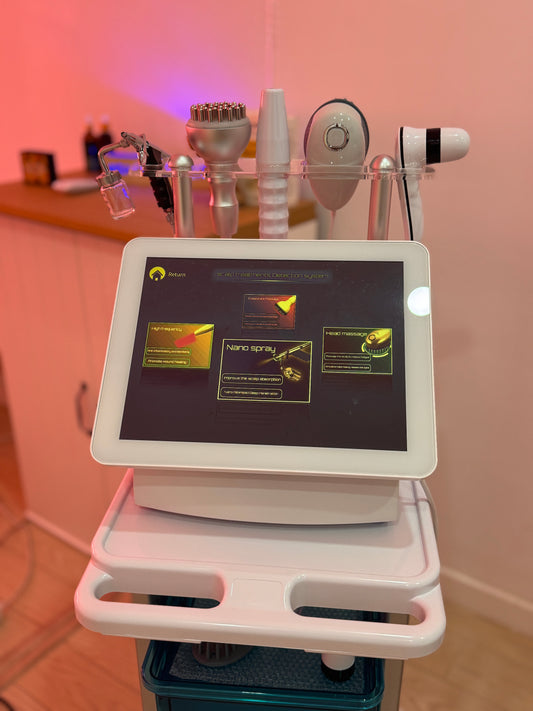 Aparatologia 5 em 1 para tratamento capilar