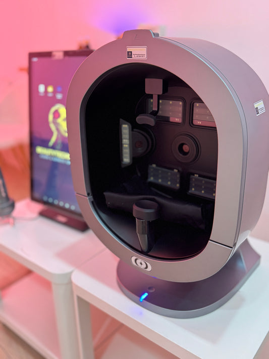 Analisador de pele e de Couro Cabeludo