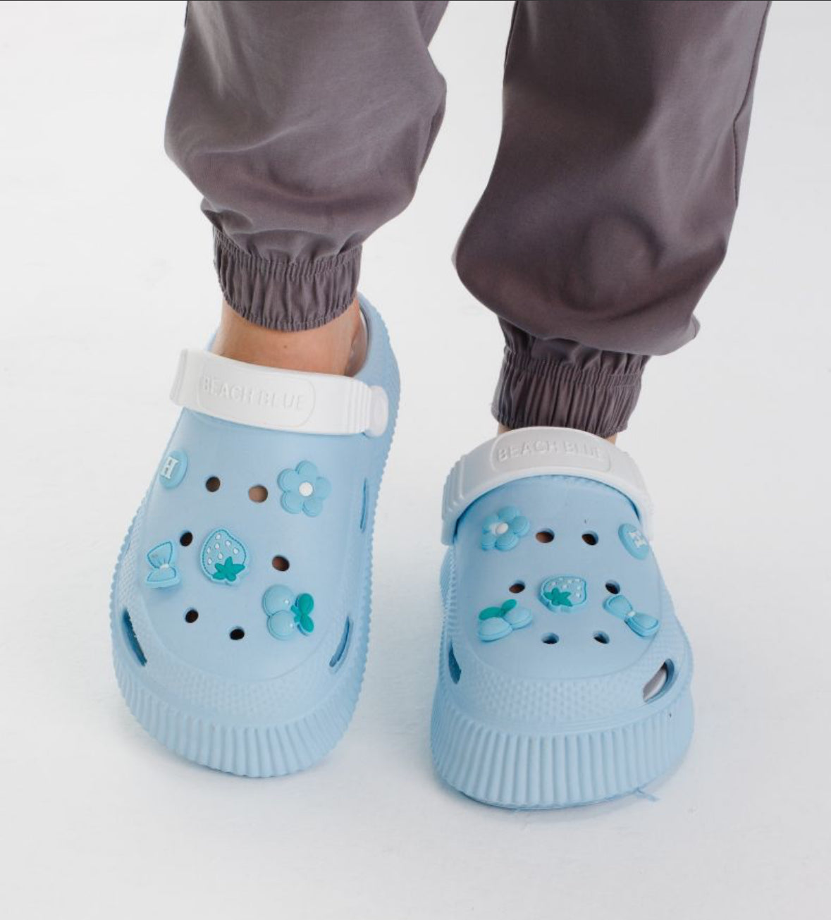 Croques Eva Plataforma AZUL