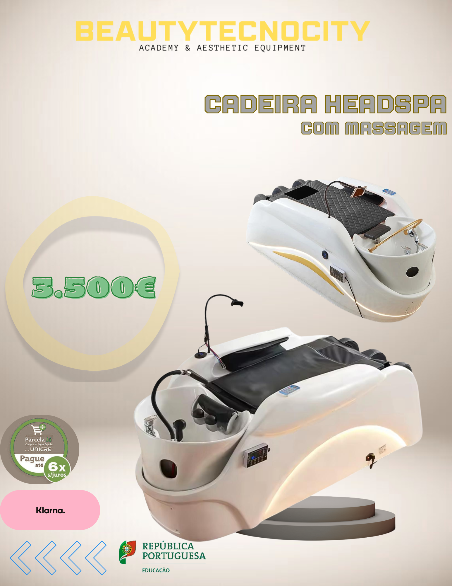 Head Spa cadeira com massagem