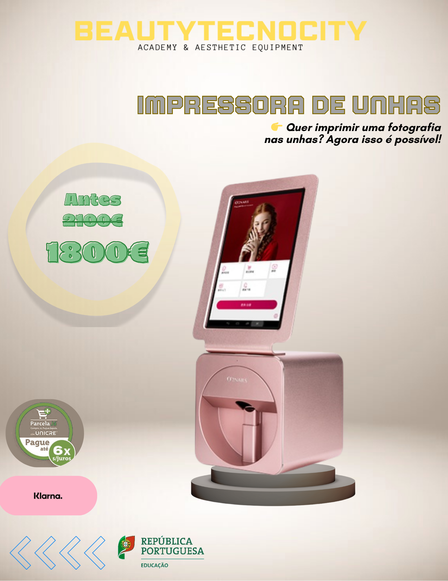 Impressora para Unhas