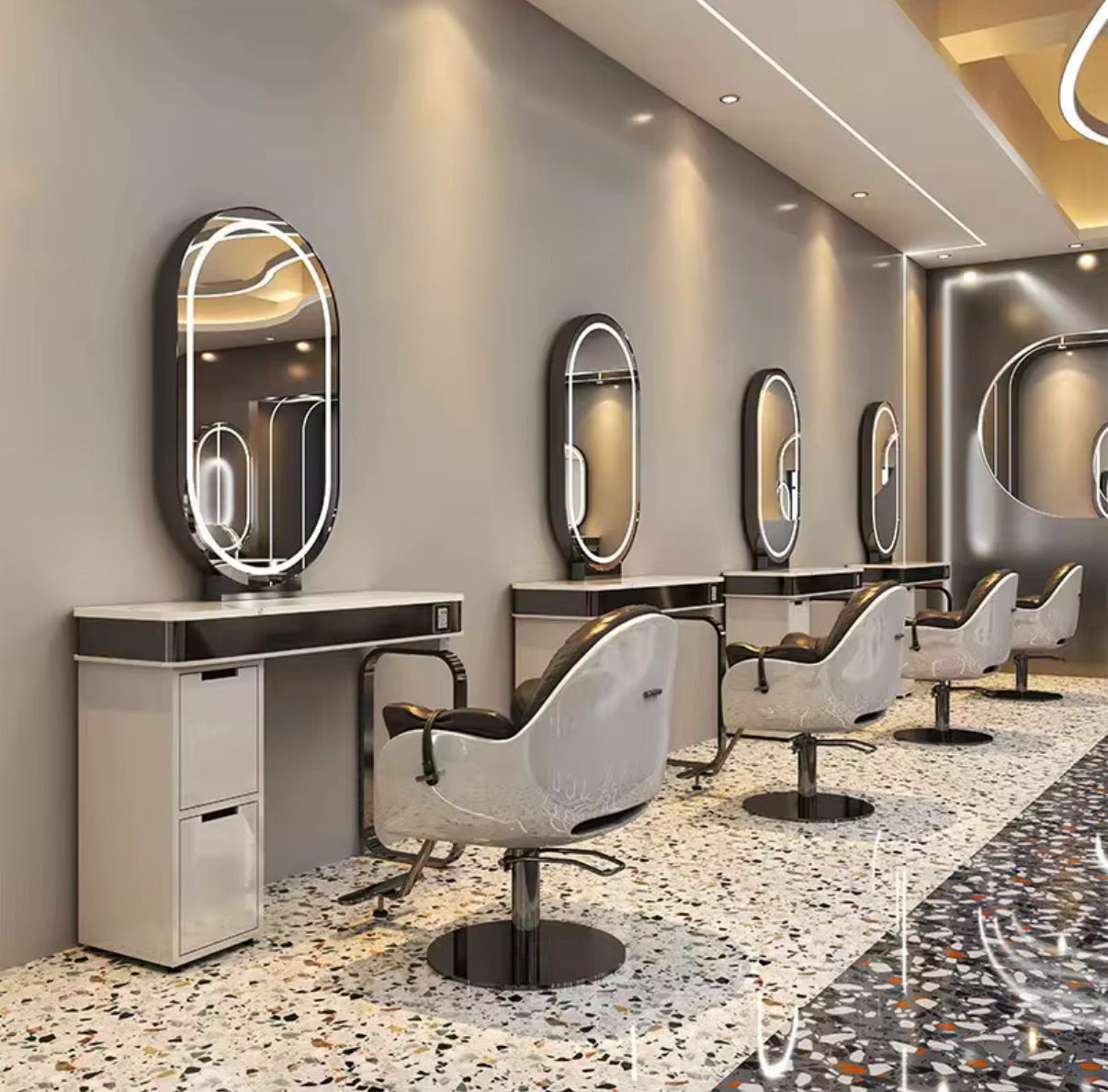 Kit Cadeira com mesa e espelho ✨