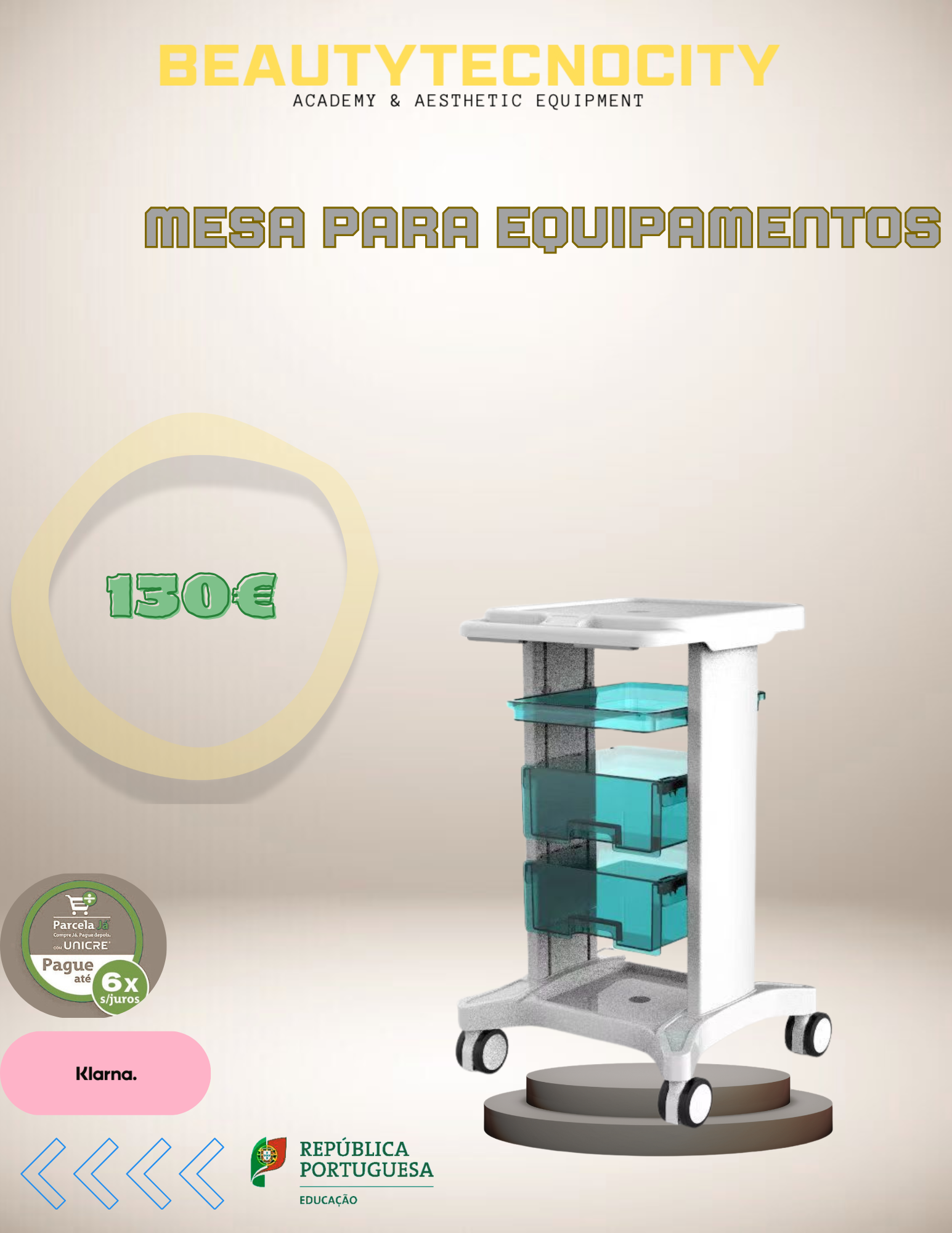 Mesa para equipamentos