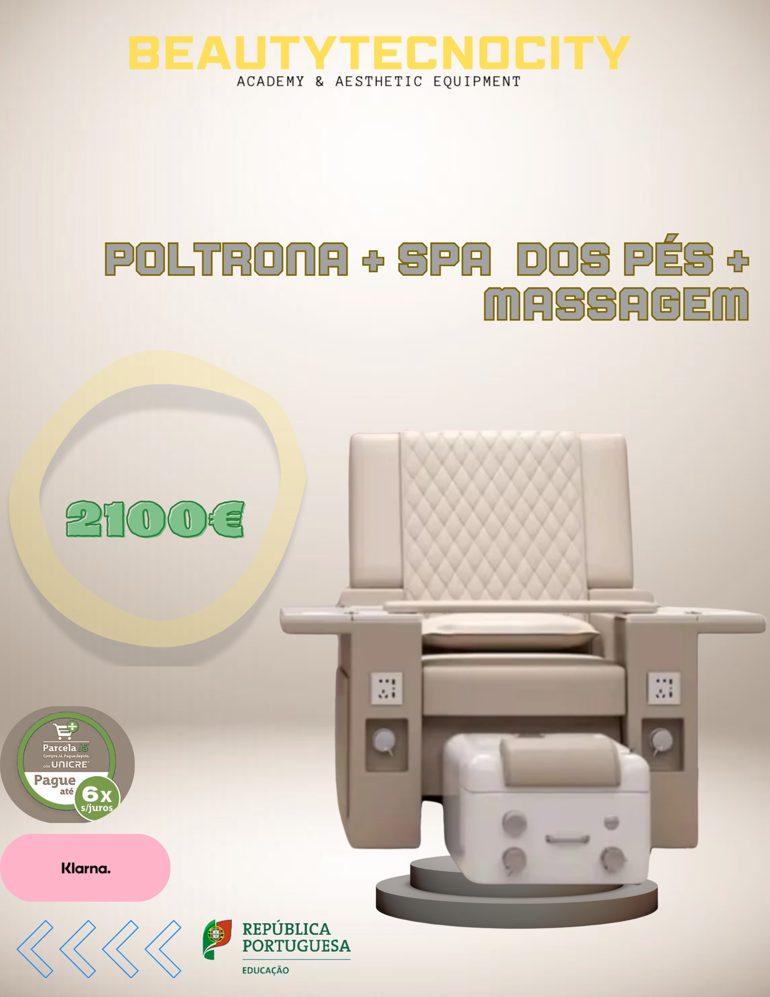 Poltrona Spa dos Pés com Massagem