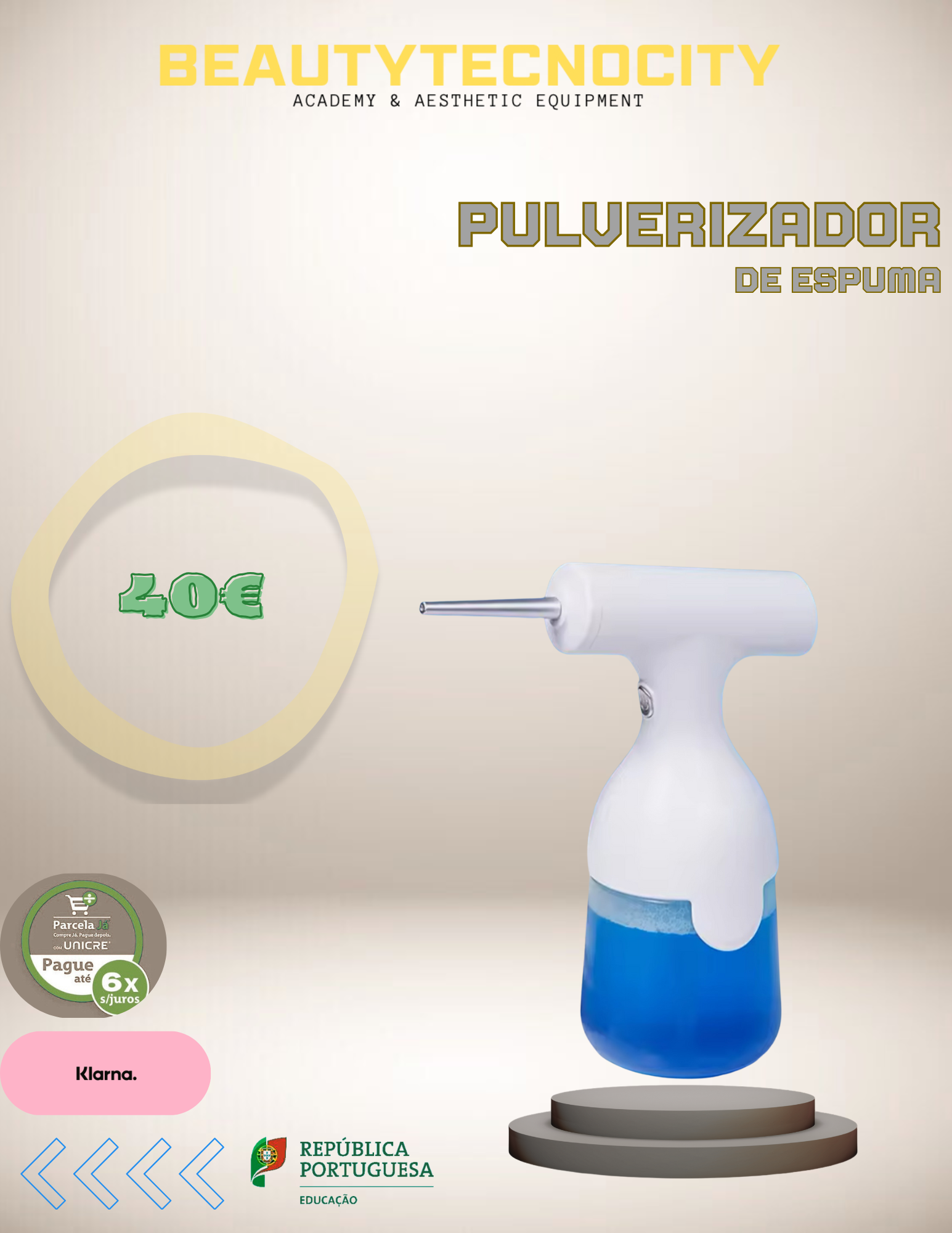 Pulverizador de Espuma Profissional Head Spa